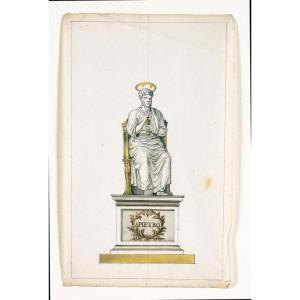 BELLI Giovacchino 1756-1822,gruppo di undici santi e uno studio per crocifisso,Sotheby's 2004-06-22