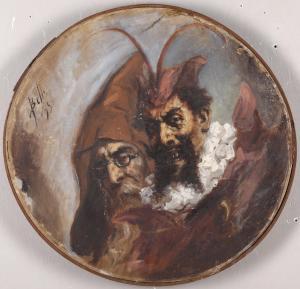 BELLI,Il diavolo e il vecchio,,1893,Cambi IT 2018-03-20