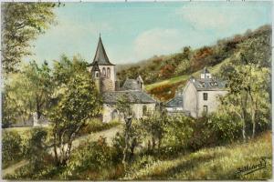 BELLIARD Adolph,Le clocher du village,Ruellan FR 2022-09-03