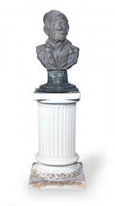 BELLIAZZI Raffaele 1835-1917,bust depicting an elderly man smoking a cheroot,Bonhams GB 2019-03-13