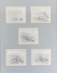 BELLINGHAM SMITH Elinor,Autumn in Suffolk (five studies),1969,Lacy Scott & Knight 2024-03-15