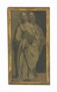 BELLINI Giovanni 1430-1516,Saint Peter and Saint John the Evangelist,Christie's GB 2017-07-07