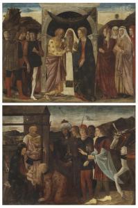 BELLINI Giovanni 1430-1516,The Marriage of the Virgin and The Adoration of th,Christie's 2019-05-01