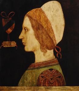 BELLINI Jacopo 1400-1470,Portrait of lady,1470,Glerum NL 2009-05-05