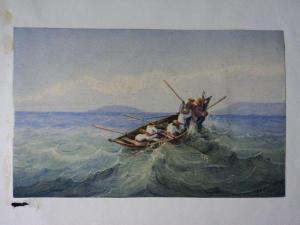BELLION Alice 1800-1800,Rameurs qui recueillent un camarade tombé en mer,Lafon FR 2012-07-10