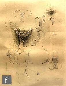 BELLMAN John Joseph 1949,Grotesque figure,Fieldings Auctioneers Limited GB 2021-04-22