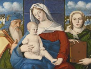 BELLO MARCO 1470-1523,A SACRA CONVERSAZIONE: THE MADONNA AND CHILD WITH ,1470,Sotheby's 2013-04-10
