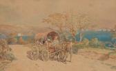Bello P 1800-1900,A gypsy family in a cart on a cliff top track,Bonhams GB 2006-02-07