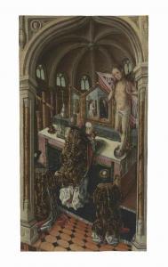 BELLO PEDRO 1494-1503,The Mass of Saint Gregory,Christie's GB 2015-01-28