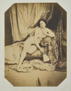 BELLOC Auguste,Reclining female nude on chaise longue,1855,Bellmans Fine Art Auctioneers 2018-12-12