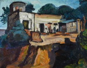 BELLOCQ ADOLFO 1899-1972,CASERON EN LA LOMA,Galeria Arroyo AR 2021-06-17