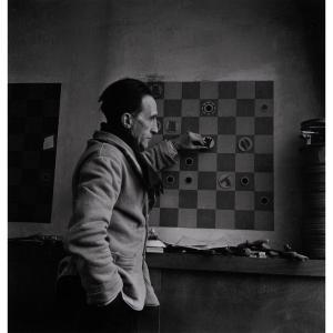 BELLON Denise 1902-1999,Portrait Marcel Duchamp,1938,Piasa FR 2023-02-15