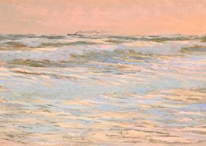 BELLONI Giorgio 1861-1944,PINK LIGHT ON THE SEA,Dreweatts GB 2023-10-18