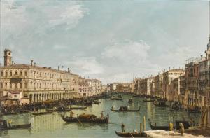 BELLOTTO Bernardo 1721-1780,Venice, a view of the Grand Canal looking north fr,Sotheby's 2023-07-05