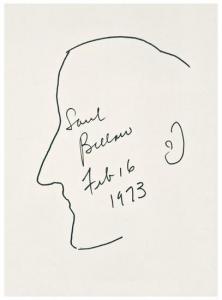 BELLOW Saul 1915-2005,Self-portrait,1973,Bloomsbury New York US 2009-09-24