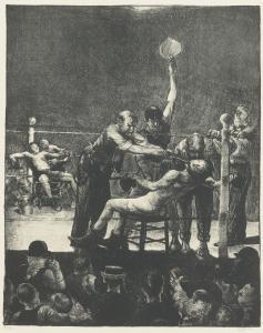 BELLOWS George Wesley 1882-1925,BETWEEN ROUNDS, LARGE, FIRST STONE,1916,Sotheby's GB 2014-05-01
