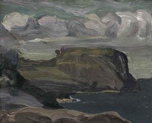 BELLOWS George Wesley 1882-1925,Rocks and Coast,1911,Christie's GB 2015-05-21