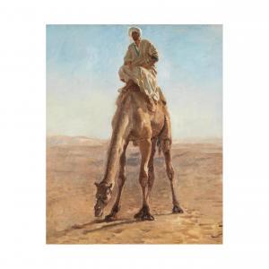 BELLY Leon Adolphe 1827-1877,Grand chameau paissant,Cornette de Saint Cyr FR 2024-02-21