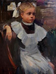 belmasov Boris Petrovich 1940-2016,Portrait of a School Girl,John Nicholson GB 2018-12-19