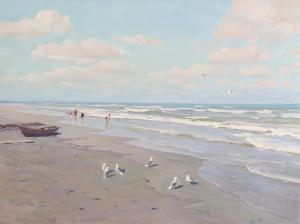 BELSKY Vladimir Mikhailovitch 1949,On The Seashore,John Nicholson GB 2021-03-24