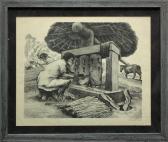 BELTRAN Alberto 1923-2002,Working at the Sugar Cane Mill,1923,Clars Auction Gallery US 2009-07-11