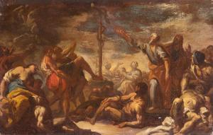 BELTRANO Agostino 1607-1656,Mosè eleva il serpente di bronzo,Blindarte IT 2022-11-30
