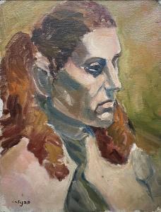 BEN ARI Sima 1902-2002,Portrait of a woman,Montefiore IL 2022-11-15