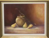 BEN DOR Lea 1900-1900,Still Life with Jar and Pears,Hindman US 2014-06-04
