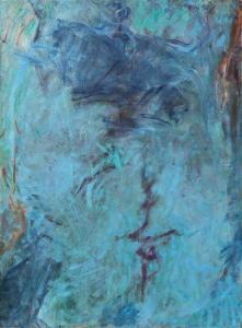 BEN DOV Hanna 1920-2009,Composition abstraite bleue,Morand FR 2019-07-05