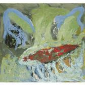 BEN ZVI Asaf 1953,KAYAK ON THE JORDAN RIVER,1988,Sotheby's GB 2008-12-16