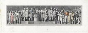 BENAGLIA Giuseppe 1766-1830,Das Bündnis der cisalpischen Städte zu Mailand, d,1797,Galerie Bassenge 2016-11-24