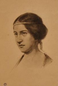BENARD Auguste Sébastien 1810-1873,Portrait présumé de madame Müller la cantatrice,EVE FR 2023-07-13