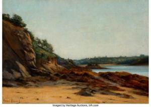 BENARD Henri 1860-1927,Coastal Landscape,Heritage US 2020-06-11