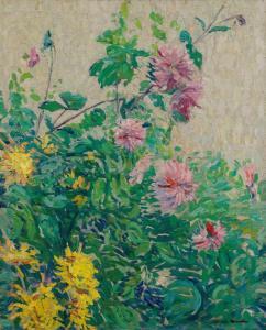BENARD Henri 1860-1927,Fleurs,Galerie Koller CH 2018-06-29