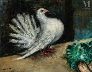 BENATOV Leonardo 1889-1972,Le parade du pigeon,1932,Millon & Associés FR 2022-09-28