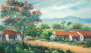 BENAVIDES Rafael,Paisaje del cerro,1935,Odalys VE 2012-06-24