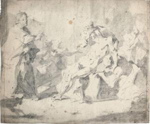 BENCOVICH Federico 1677-1753,Resurrezione di Lazzaro,Cambi IT 2023-11-30