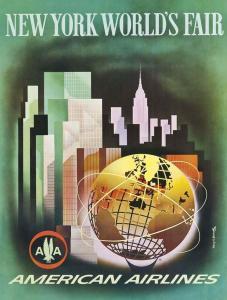 BENCSATH Henry K. 1909-1996,NEW YORK WORLD'S FAIR, AMERICAN AIRLINES,1961,Christie's GB 2015-11-05