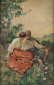 BENDA Wladyslaw Theodor 1873-1948,The Lovers,Shapiro Auctions US 2016-09-17