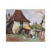 BENDALL Mildred 1891-1977,farm buildings, lot et garonne,Sotheby's GB 2003-09-10