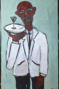 BENDER Andrea 1972,gentleman holding martini glass,Chait US 2021-06-27