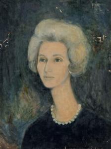 BENDERSKY Agnès 1919-2004,Portrait,Joron-Derem FR 2012-11-23