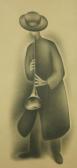 BENDIEN Jacob 1890-1933,Man met blaasinstrument,Venduehuis NL 2018-02-21
