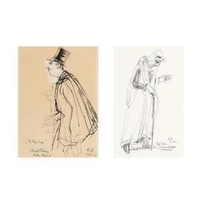 BENDIX Hans 1898-1984,Two sketches,Bruun Rasmussen DK 2023-12-19