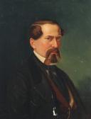 BENDIXEN BERNHARD AXEL 1810-1877,A gentleman's portrait,Bruun Rasmussen DK 2017-07-31