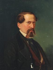 BENDIXEN BERNHARD AXEL 1810-1877,A gentleman's portrait,Bruun Rasmussen DK 2017-08-28