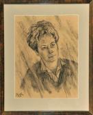 BENDLIN Karl Friedrich 1928,Portrait Jutta Stork,1996,Allgauer DE 2017-01-12