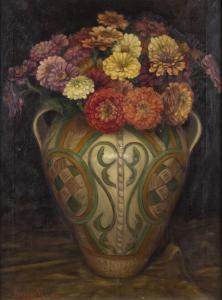 BENECH Stefano 1884-1978,Vaso di fiori,1925,Sant'Agostino IT 2024-01-18