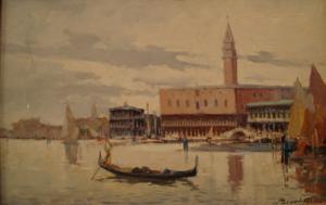 BENEDETTI de Alberti 1800-1800,Venice , across Grand canal to St Marks,Dickins GB 2008-11-15