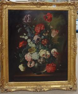 BENEDIGHT Martin 1900-1900,Still life of mixed flowers,Bellmans Fine Art Auctioneers GB 2017-10-10